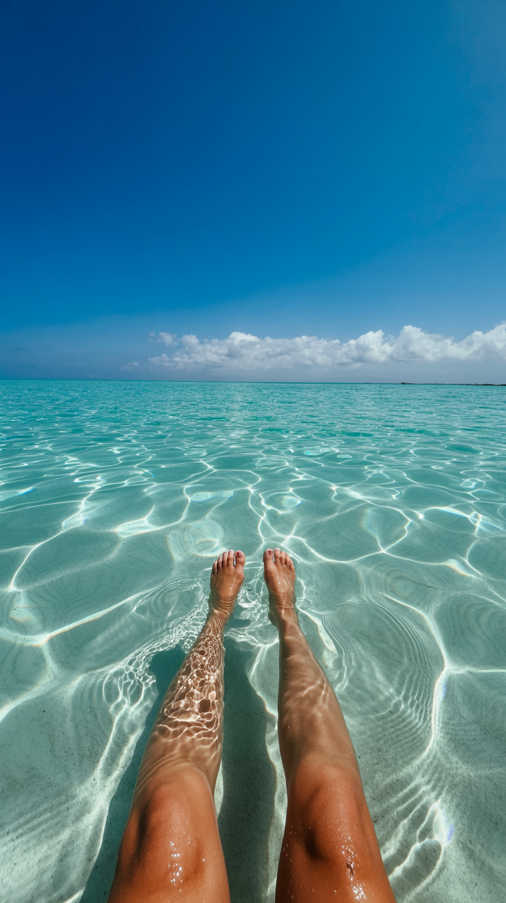 Crystal Clear Waters and Your Feet