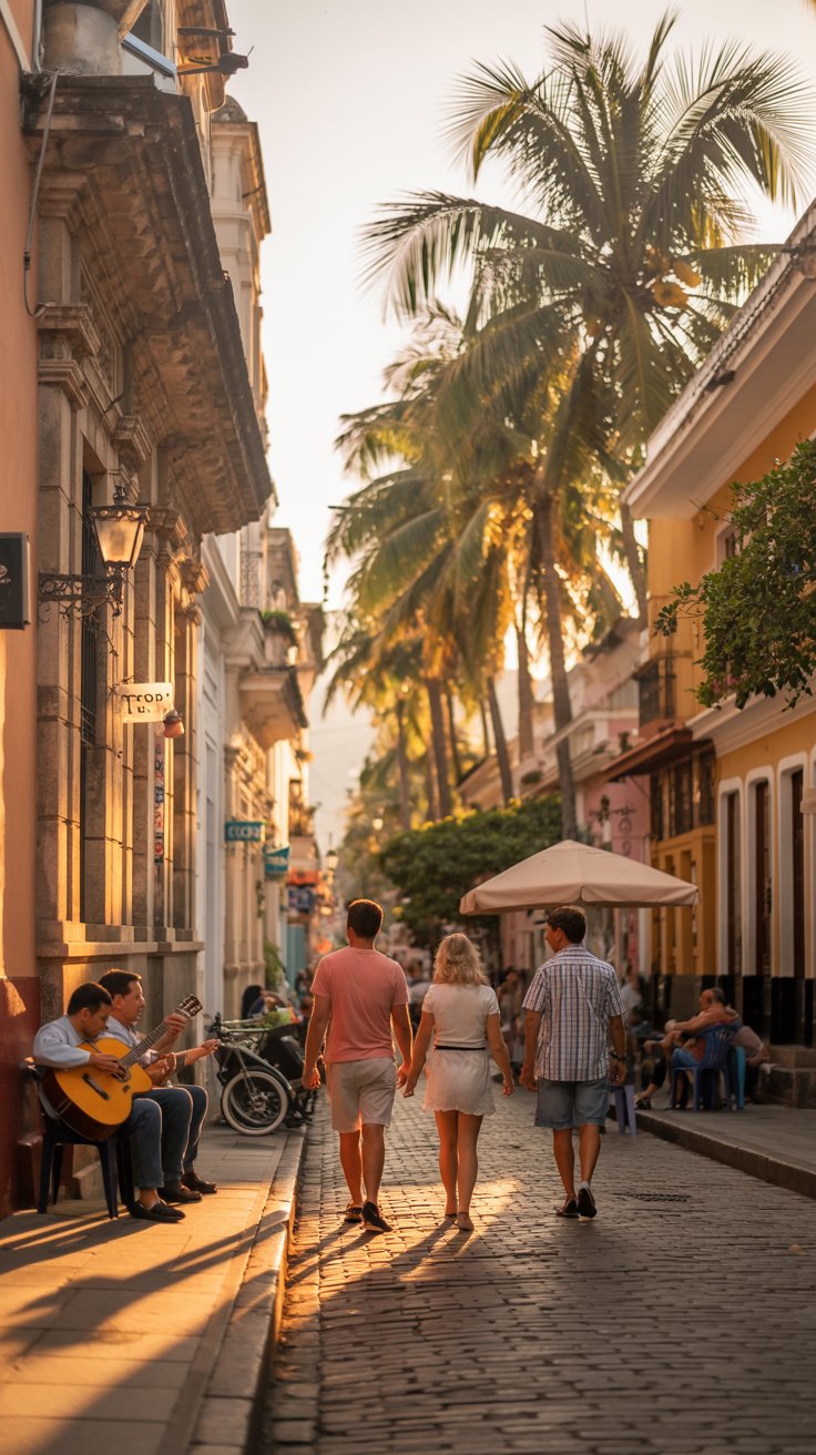 Calle Las Damas After Dark