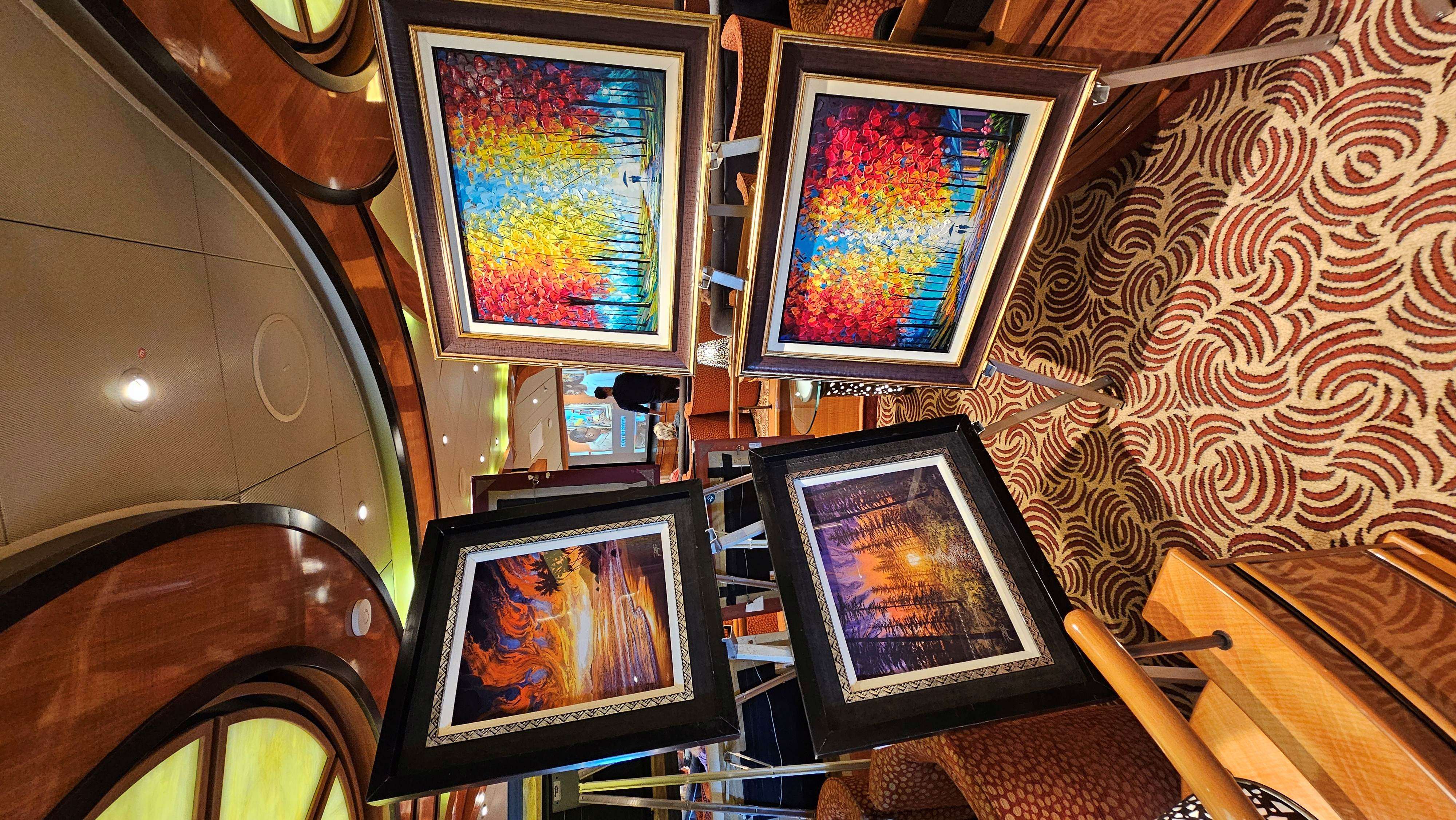 Art auction on the Royal Princess cruise ship-smaller
