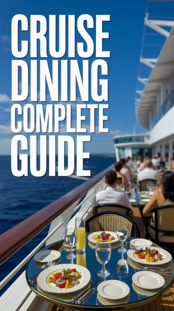 Cruise Dining Strategy Complete Guide