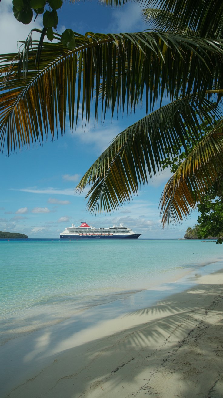 Mystery Island, Vanuatu, stunning beach