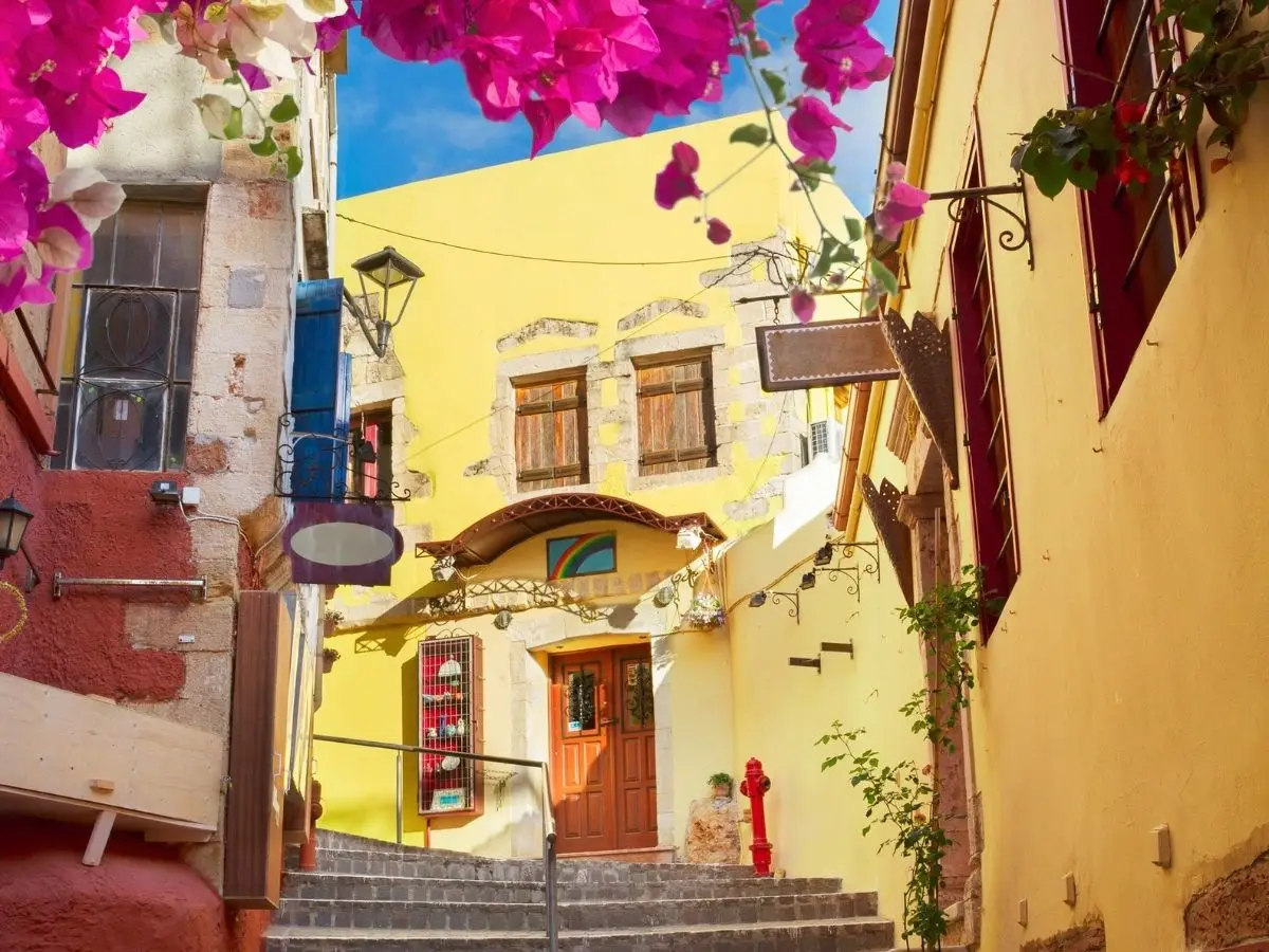 Chania Cruise Ship Port Guide - Old Town on Crete island, Greece.