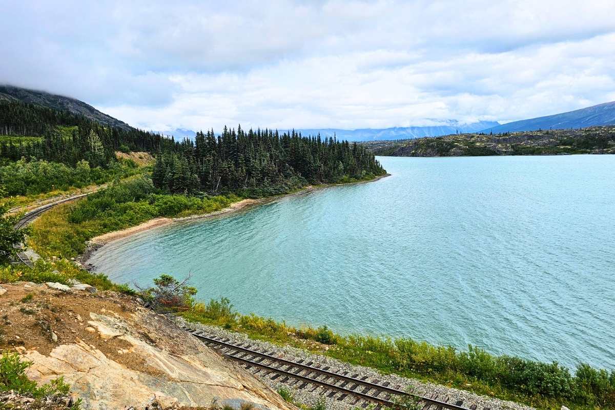 Views of the Yukon tracks for the Whites Pass Train