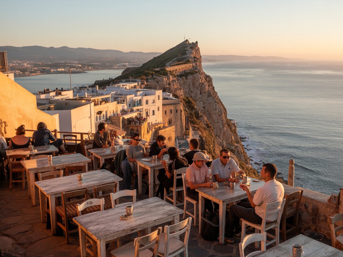 Café Hafa in Tangier Morocco