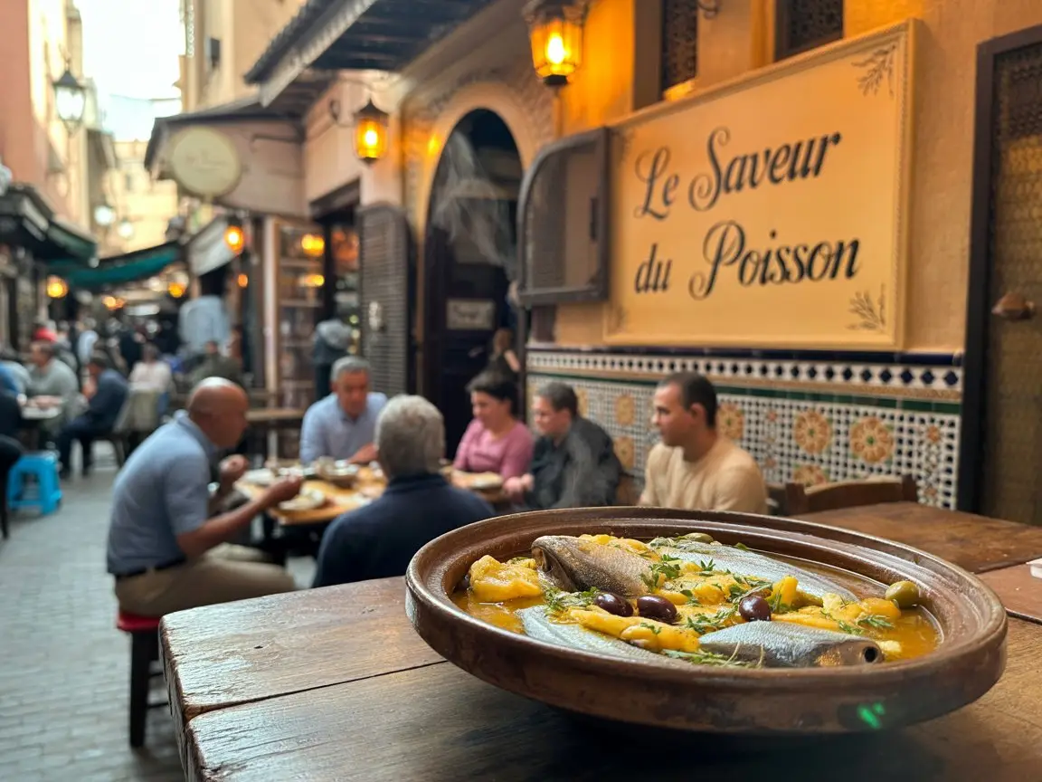 Le Saveur du Poisson in the Medina in Tangier