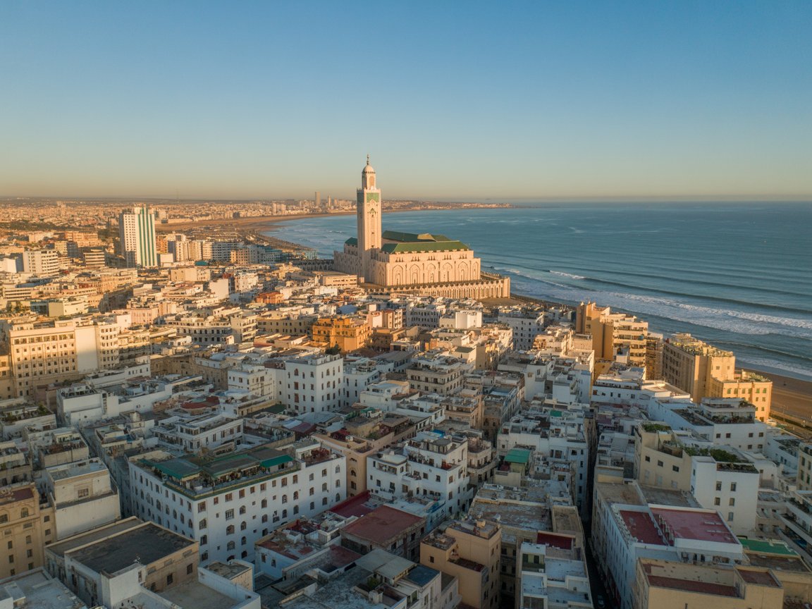 Casablanca taken from above