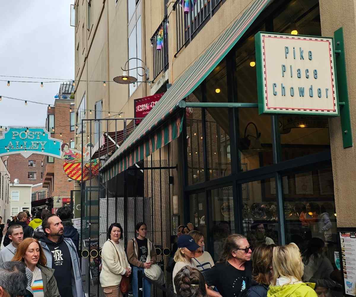 Pike Place Cruise Port of Seattle in the USA