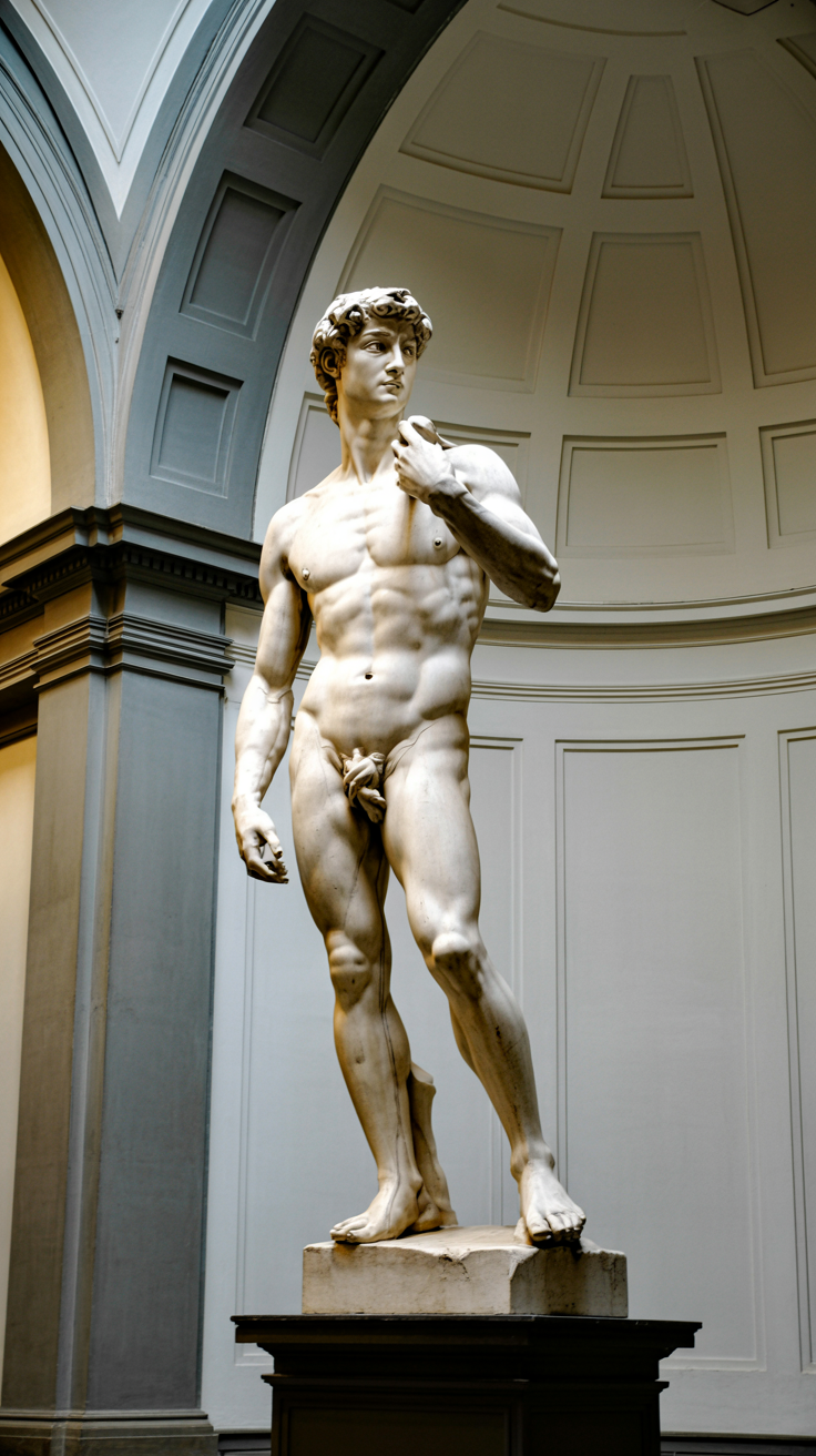 Seeing Michelangelo's David at the Accademia