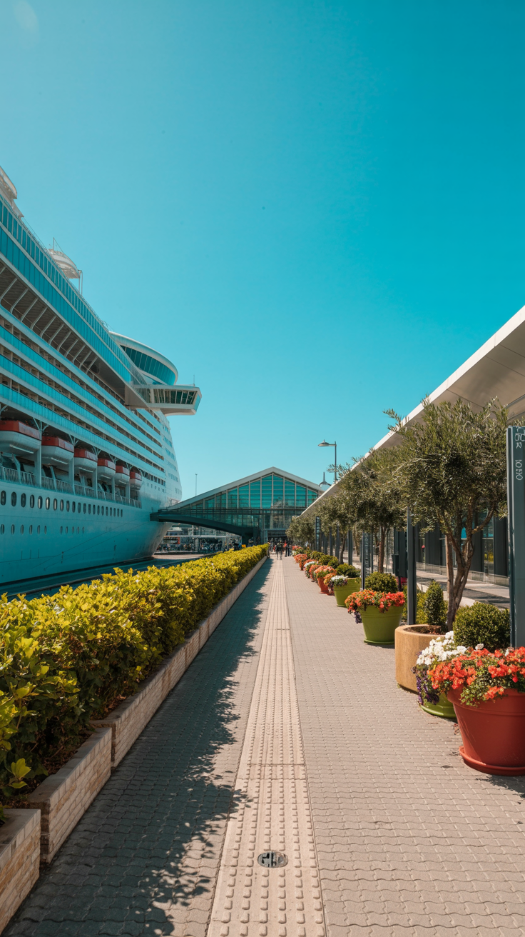 Walking Route From Port to Station