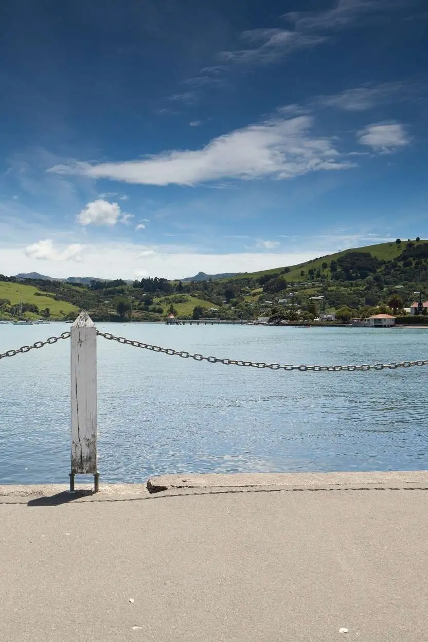 Akaroa port of call in New Zealand
