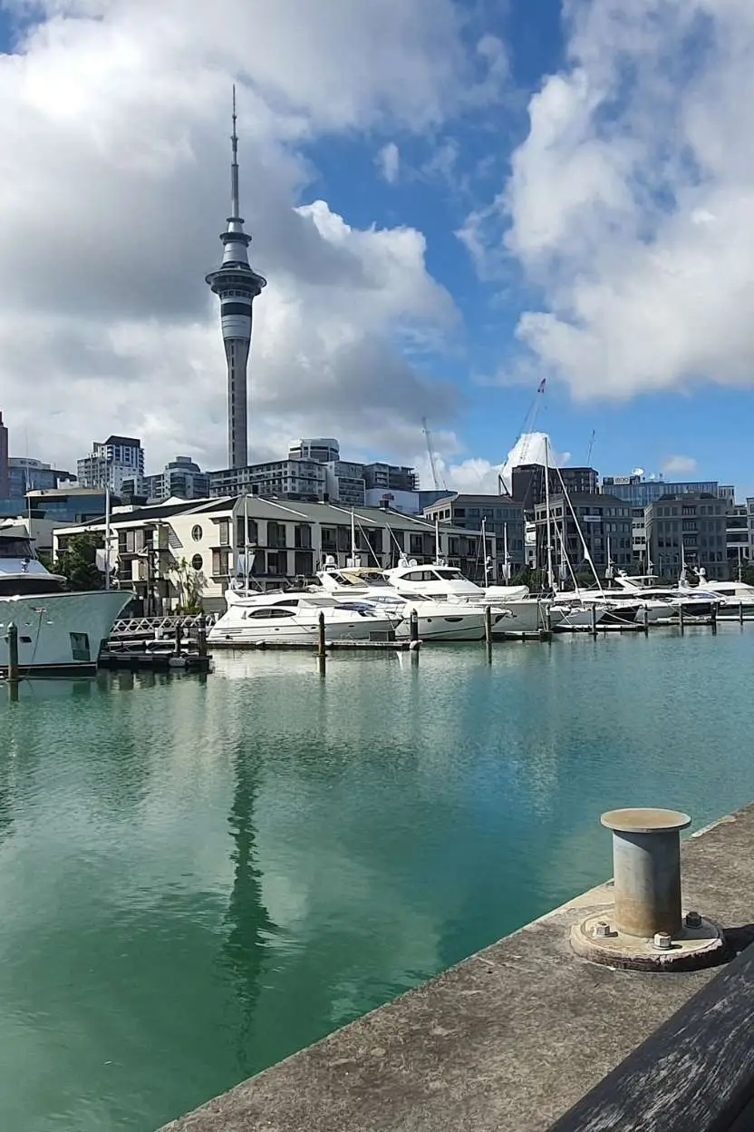 Auckland Viaduct close to the cruise port