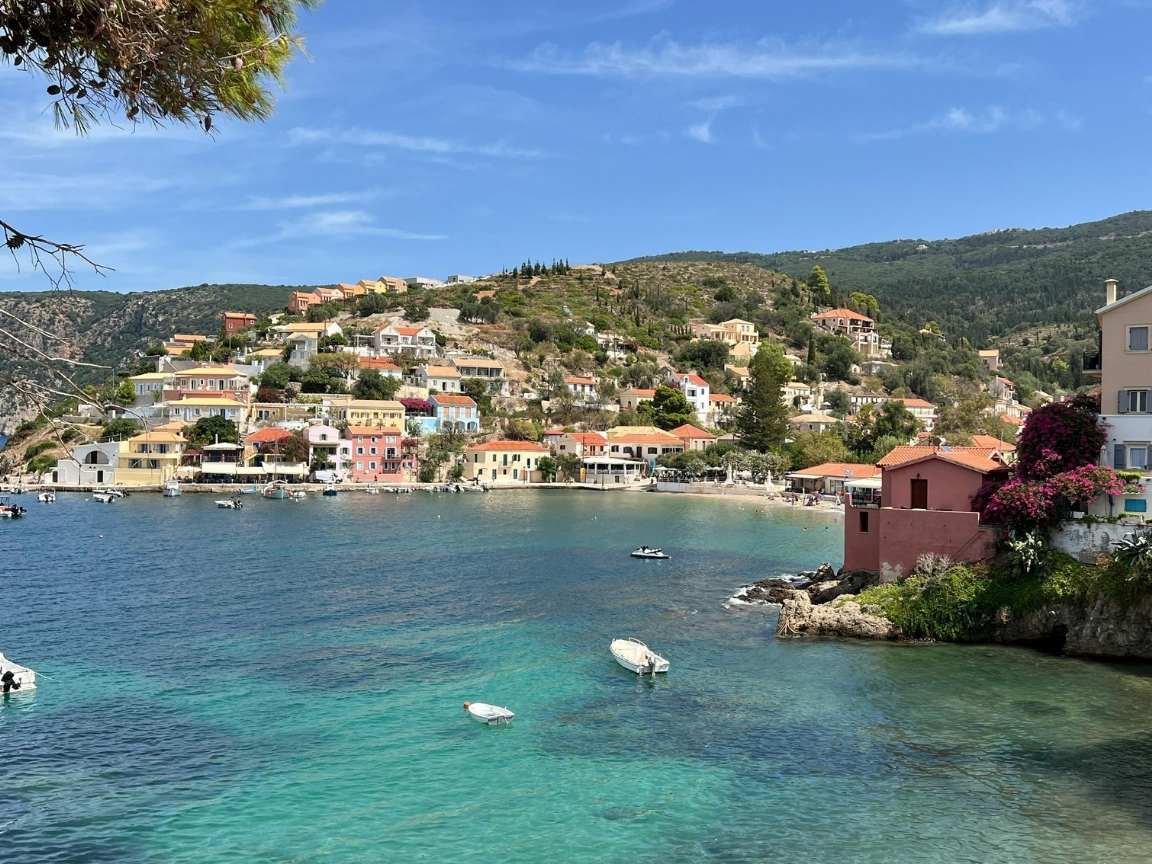 Kefalonia town and inner harbour