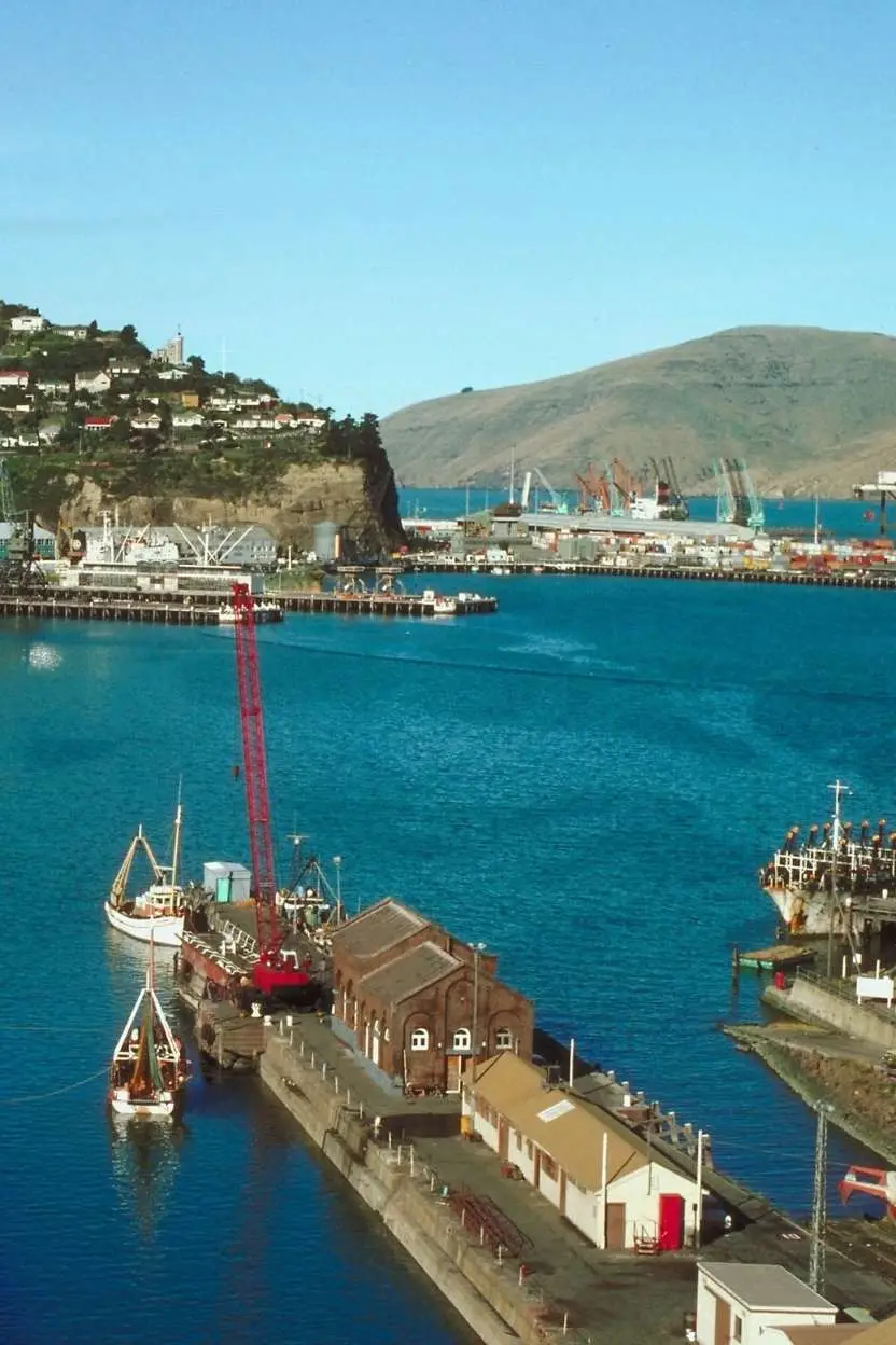 Lyttelton Port in New Zealand