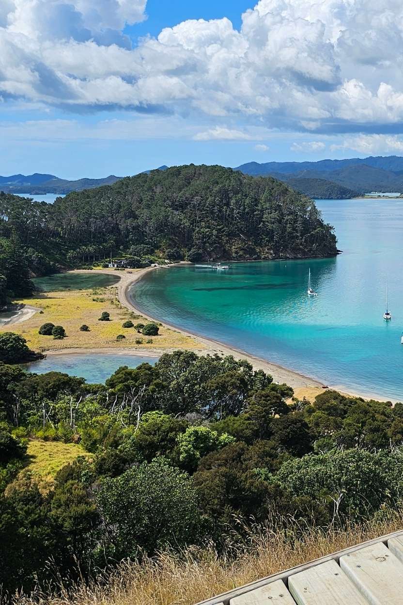 Roberton Island in the Bay of Islands