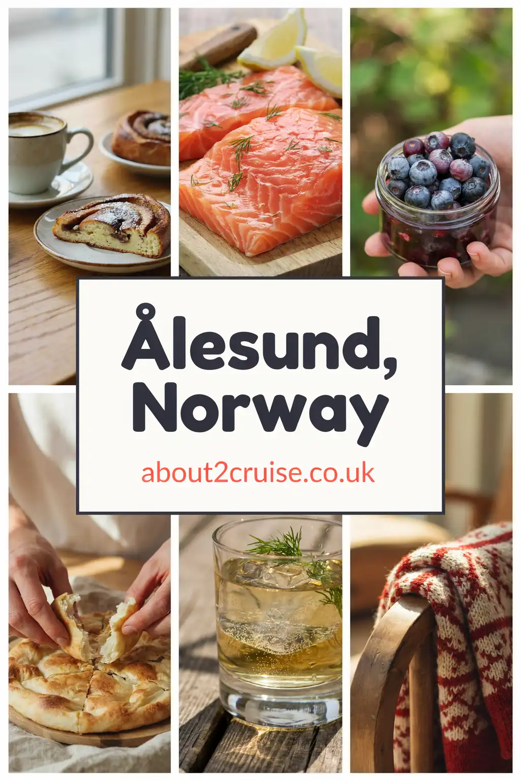 Ålesund cruise port: vision board of Art Nouveau architecture and local experiences in Ålesund, Norway