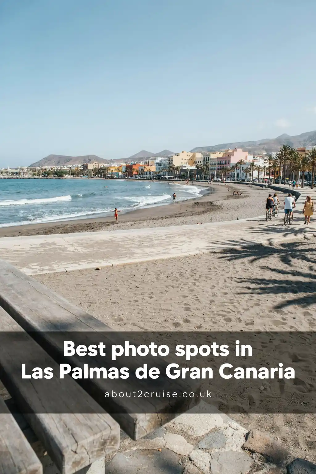 Las Palmas de Gran Canaria cruise port: popular photo spot scene with best photo spots banner
