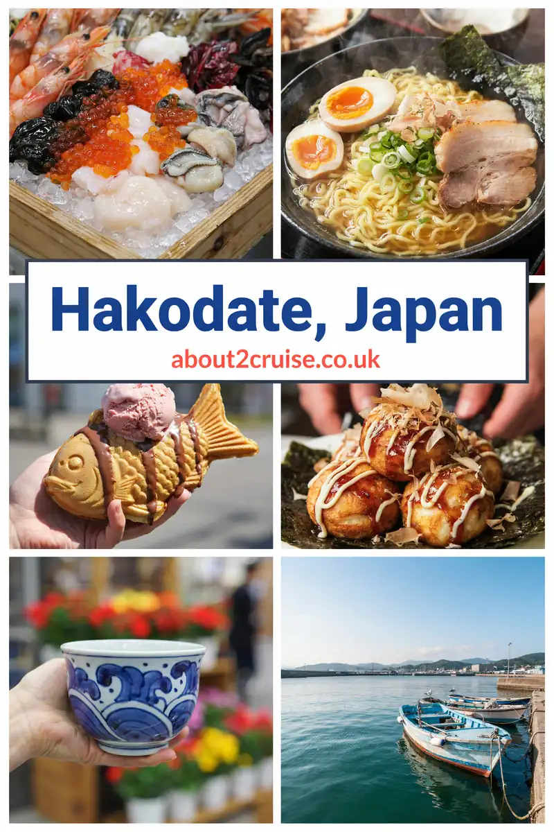 Hakodate cruise port: vision board of close-up local experiences in Hakodate, Japan