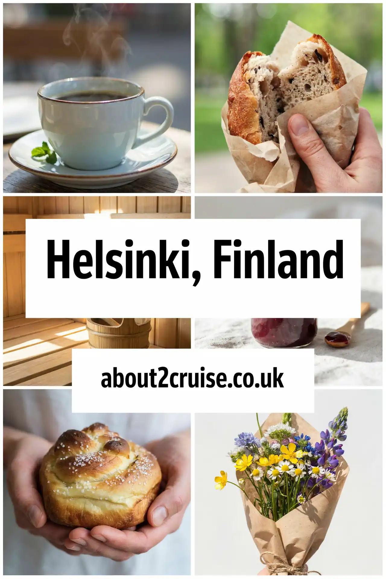 Helsinki cruise port: vision board of close-up local experiences in Helsinki, Finland