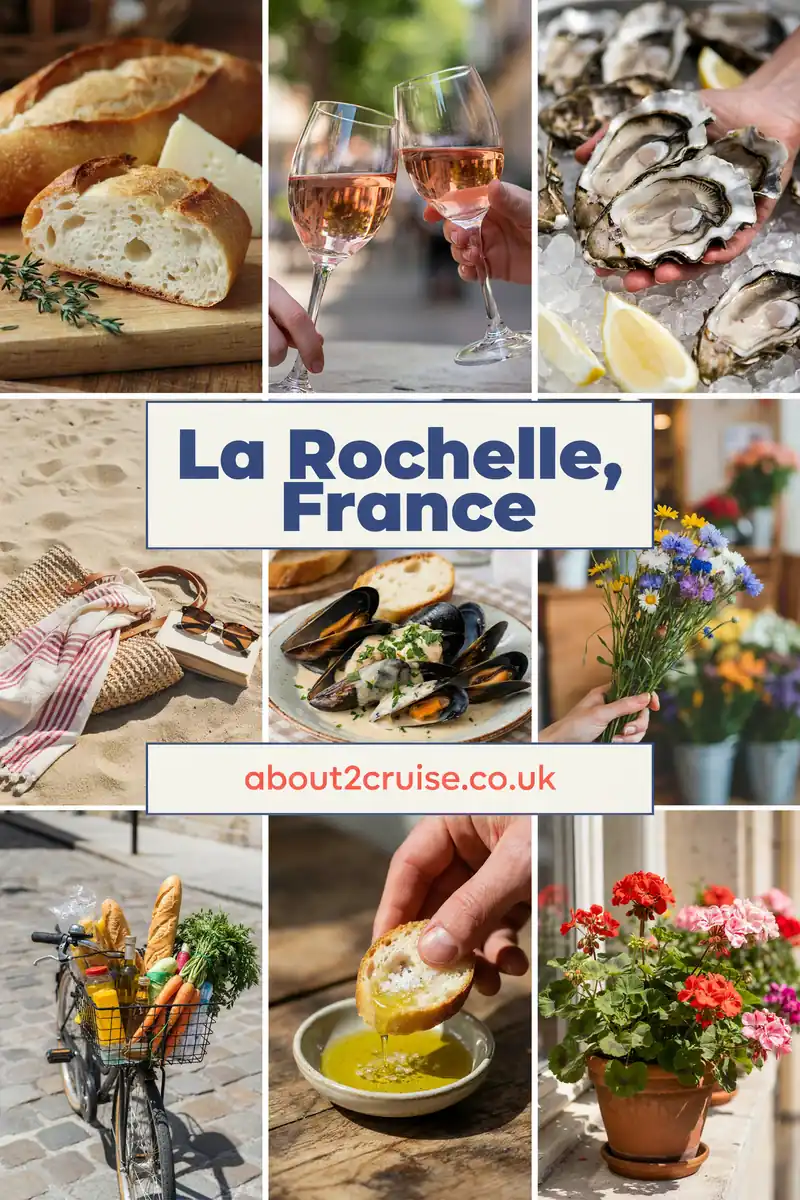 La Rochelle cruise port: vision board of local experiences in La Rochelle, France