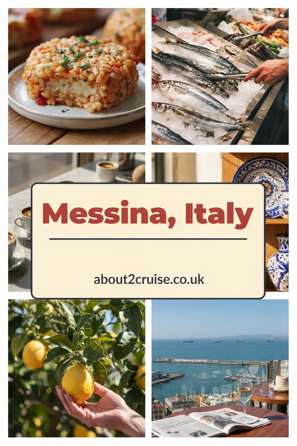 Messina cruise port: vision board of close-up local experiences in Messina, Italy