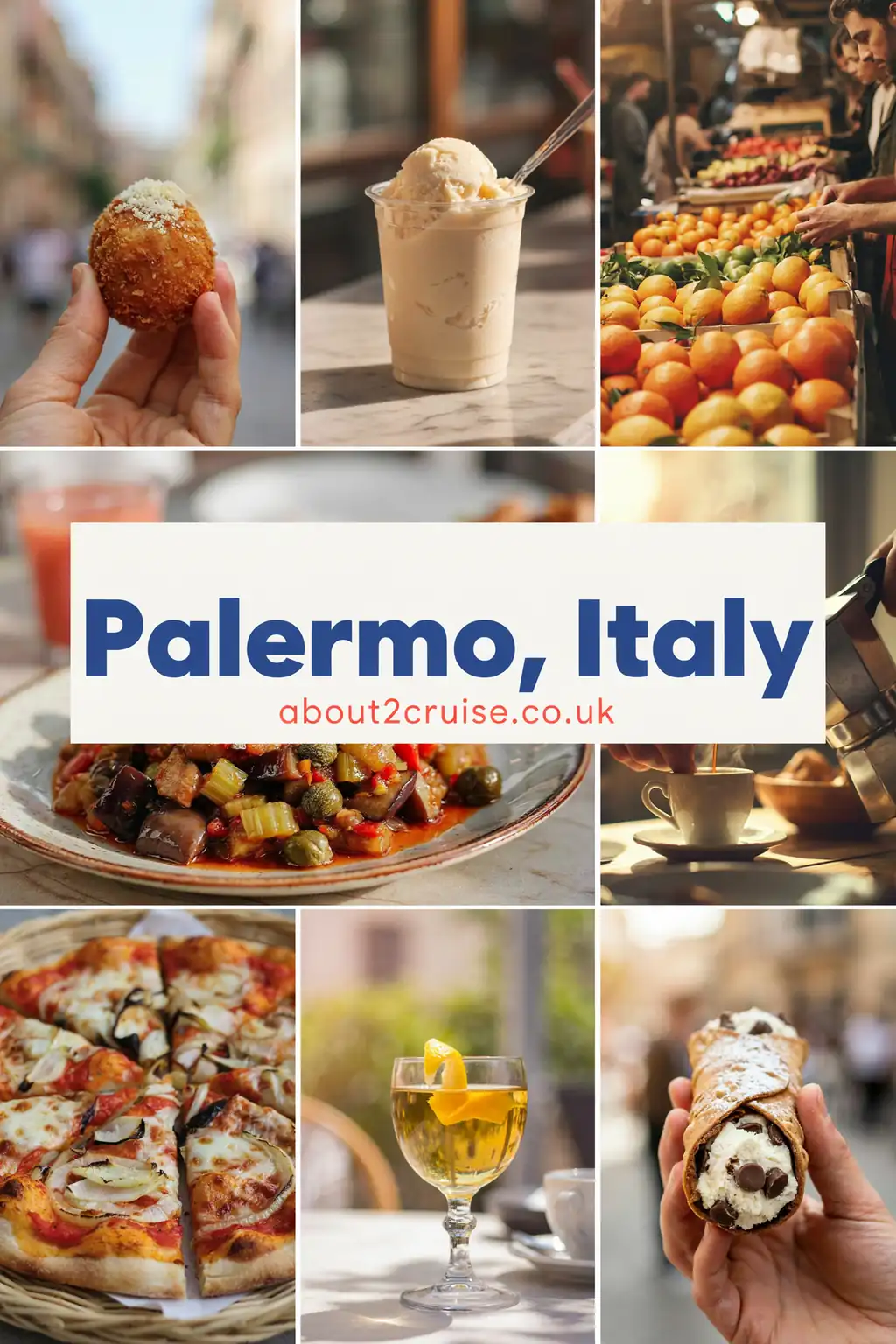 Palermo cruise port: vision board of local experiences in Palermo, Italy