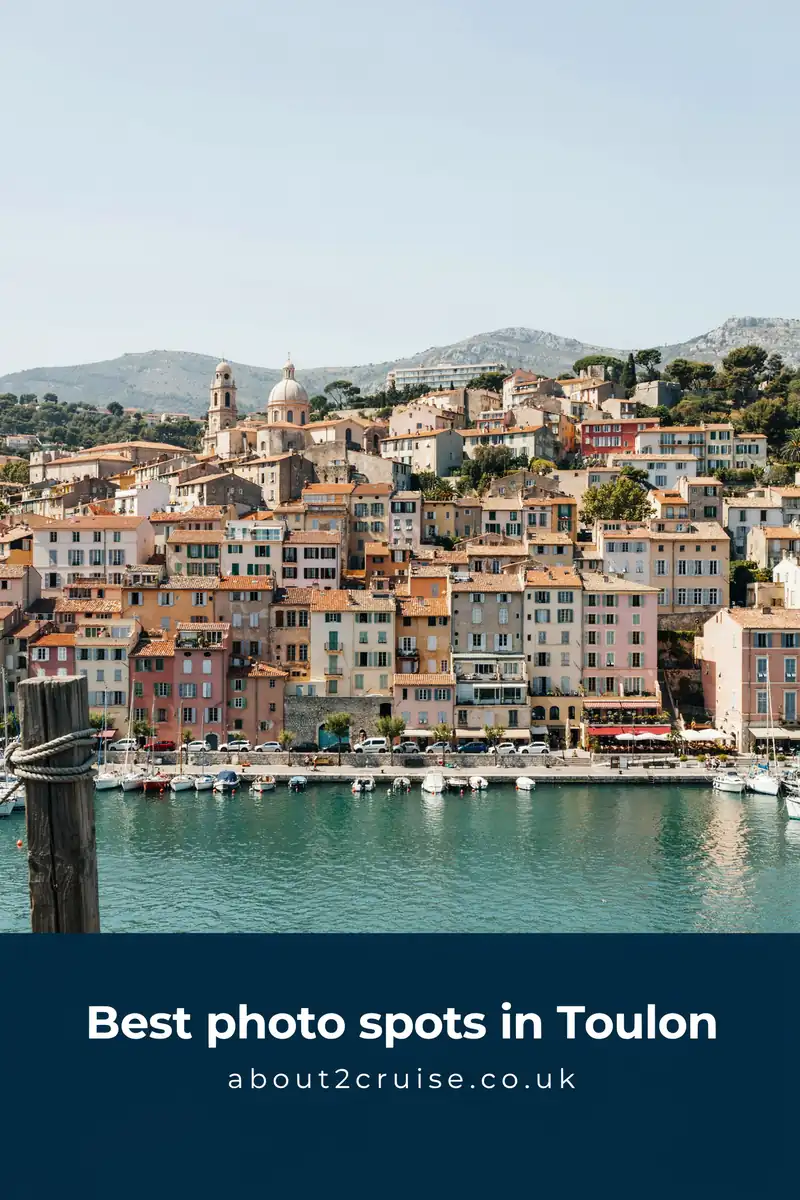 Toulon cruise port: harbourside promenade and old town scene popular for photos
