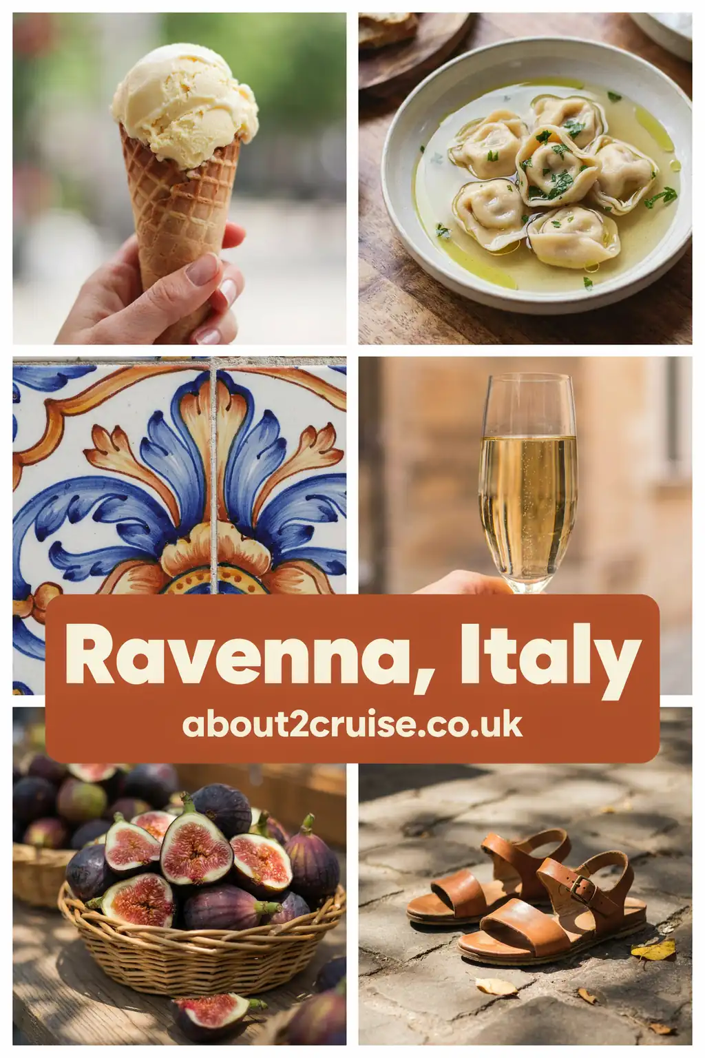 Ravenna cruise port: vision board of local experiences in Ravenna, Italy