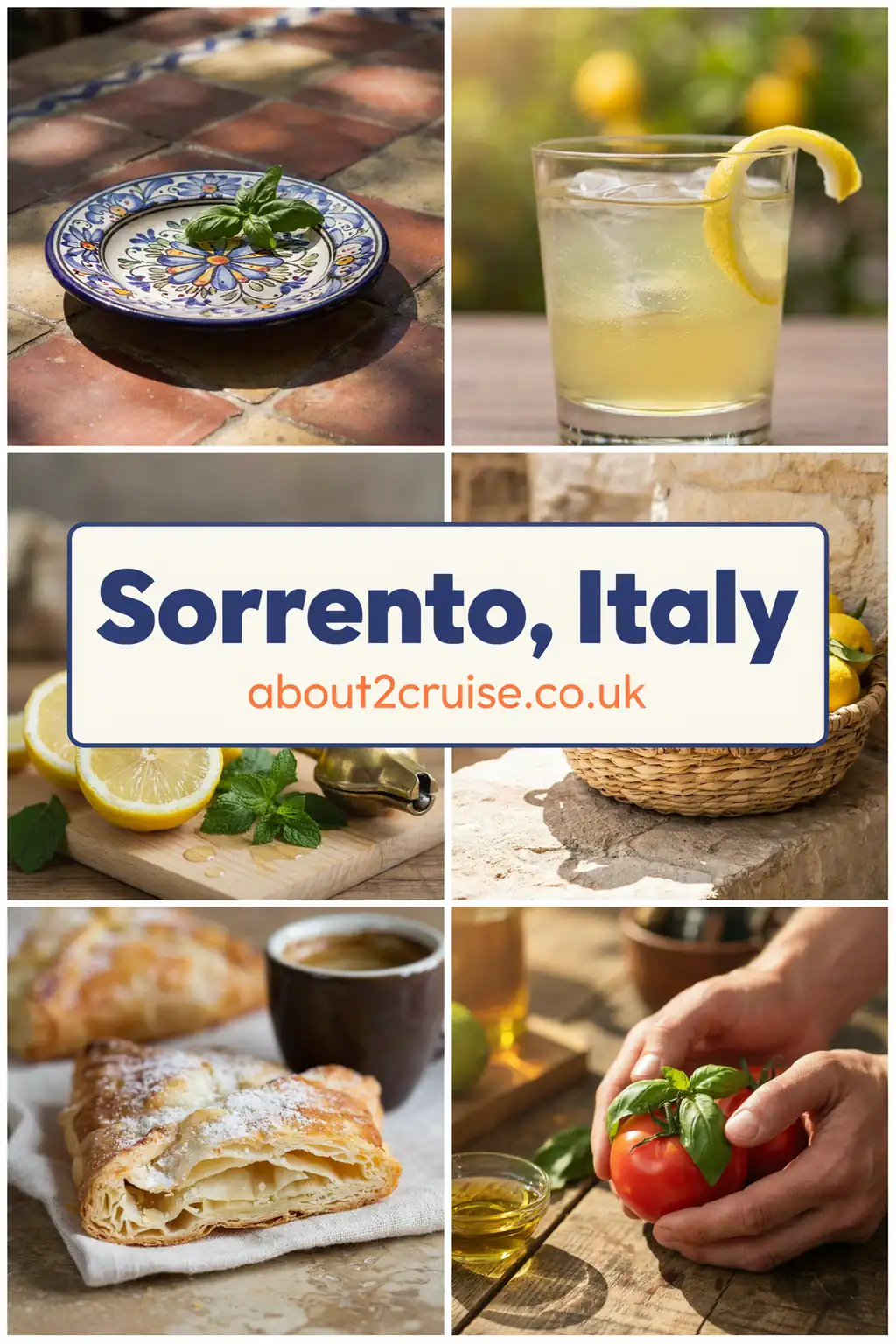 Sorrento cruise port: vision board of local experiences in Sorrento, Italy