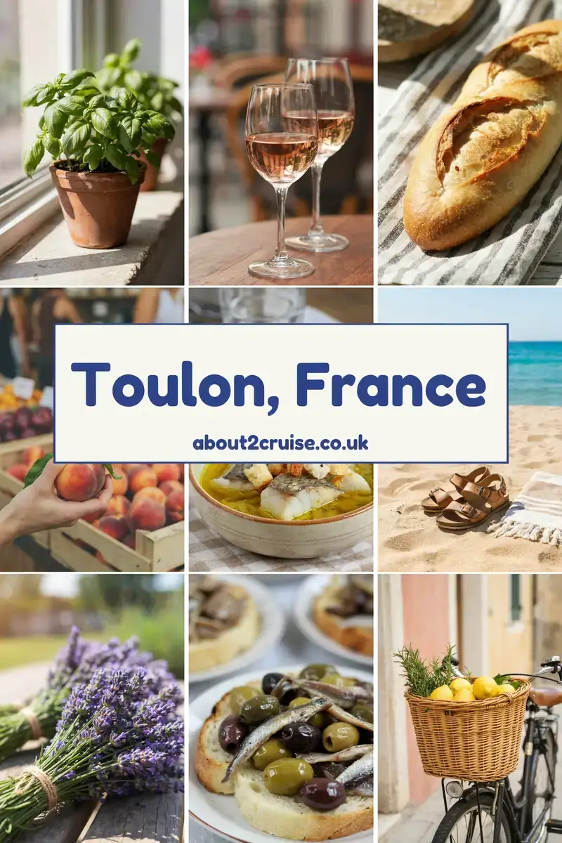 Toulon cruise port: vision board of local experiences in Toulon, France